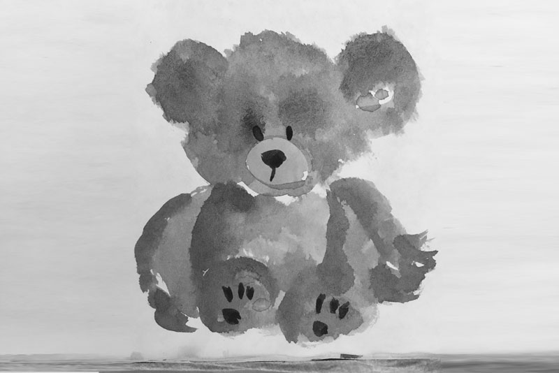 Kinderosteopathie verlangt seher viel Feingefühl - ein süsser Teddy kann helfen, dass sich die kleinen Patienten wohlfühlen